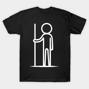 Stickman Leader - white T-Shirt